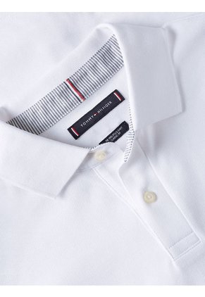Polo 1985 De Corte Regular Hombre Blanco Tommy Hilfiger