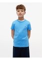 Camiseta Celeste Para Niño De Punto Con Logo Bordado Tommy Hilfiger de Tommy Hilfiger