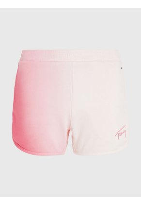 Pantalón Corto Signature Con Efecto Degradé Mujer Rosa Tommy Jeans