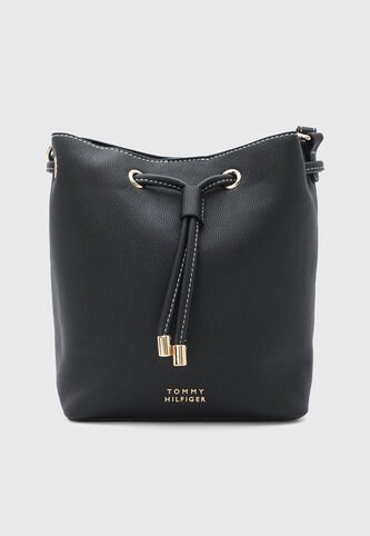 Bolso Manos Libres TOMMY HILFIGER Claudie II Negro Tommy Hilfiger