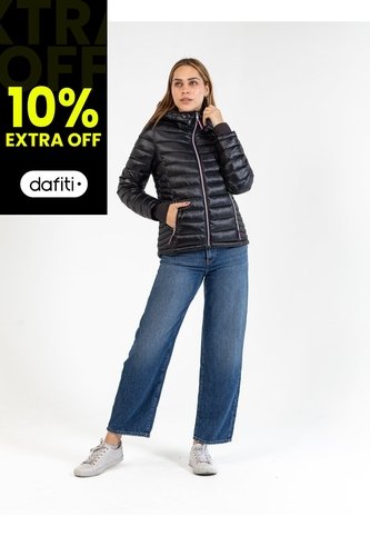 Chaqueta Negra Packable Ligera Tommy Hilfiger Tommy Hilfiger