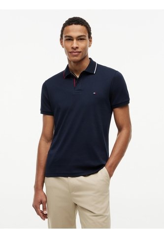 Polo Azul De Corte Slim Con Logo Tommy Hilfiger Tommy Hilfiger