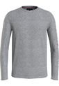 Camiseta De Manga Larga Con Corte Slim Gris Tommy Hilfiger de Tommy Hilfiger
