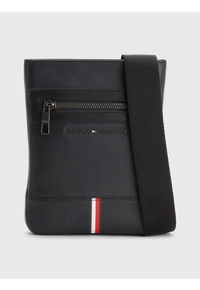 Bolso Bolso Pequeño Pequeño Con Logo Metálico Hombre Negro Tommy Hilfiger