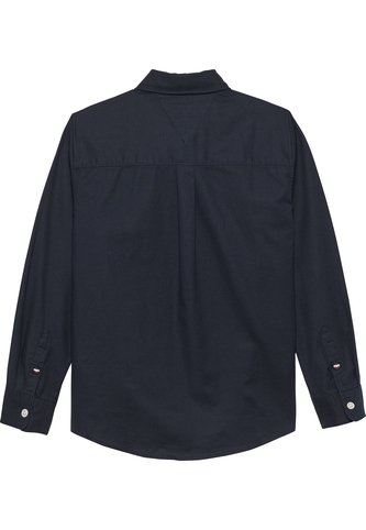 Camisa Azul Para Niño Essential De Algodón Oxford Tommy Hilfiger Tommy Hilfiger