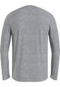 Camiseta De Manga Larga Con Corte Slim Gris Tommy Hilfiger de Tommy Hilfiger