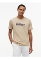 Camiseta Khaki De Punto Con Logo Gráfico Tommy Hilfiger de Tommy Hilfiger