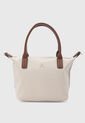 Bolso TOMMY HILFIGER Popette Mini Marfil de Tommy Hilfiger