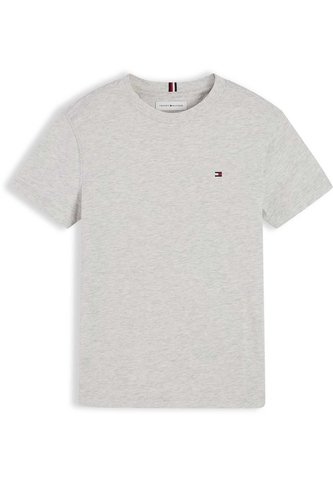 Camiseta Gris Para Niño De Punto Con Logo Bordado Tommy Hilfiger Tommy Hilfiger