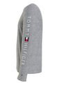 Camiseta De Manga Larga Con Corte Slim Gris Tommy Hilfiger de Tommy Hilfiger
