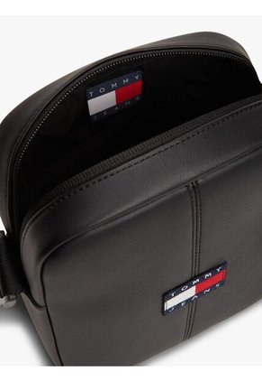 Bolso Negro Mensajero Reporter Essential Con Logo Tommy Hilfiger
