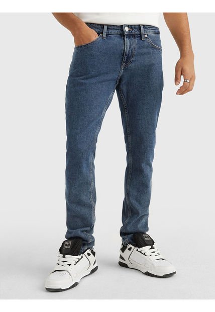 Jeans Scanton De Corte Ajustado Hombre Azul Tommy Jeans