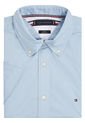 Camisa De Manga Corta Th Flex Hombre Celeste Tommy Hilfiger de Tommy Hilfiger