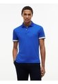 Polo Azul En Algodón Fluido De Corte Slim Tommy Hilfiger de Tommy Hilfiger