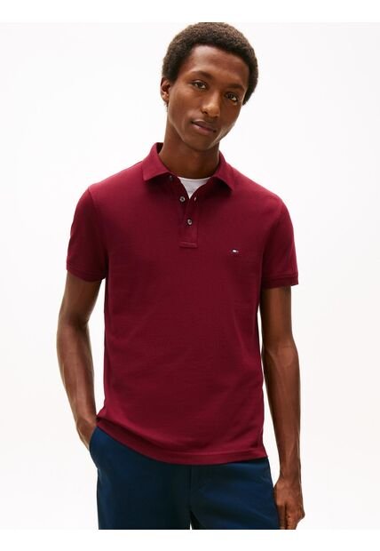 Polo Rojo De Corte Slim 1985 Tommy Hilfiger