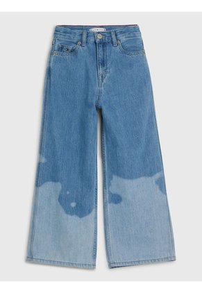 Jeans Acampanados Para Niña Azul Tommy Hilfiger