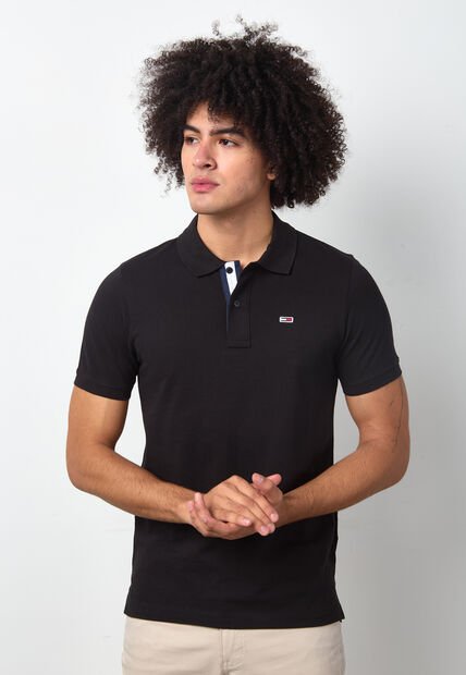 Polo TOMMY HILFIGER Negro