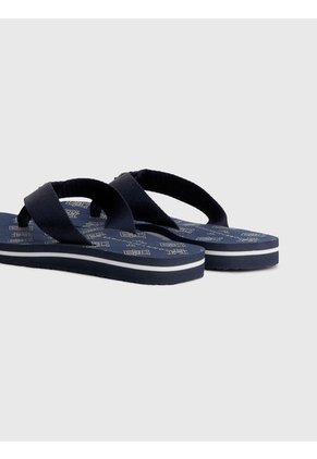 Sandalias Elevated De Textil Trenzado Mujer Azul Tommy Hilfiger