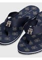 Sandalias Elevated De Textil Trenzado Mujer Azul Tommy Hilfiger de Tommy Hilfiger
