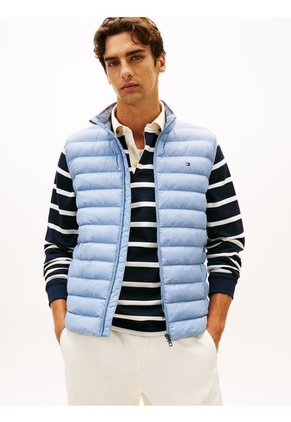 Chaleco Azul Plegable En Tejido Que Repele El Agua Tommy Hilfiger