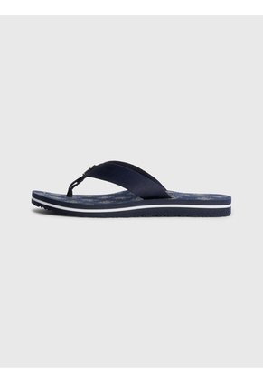 Sandalias Elevated De Textil Trenzado Mujer Azul Tommy Hilfiger