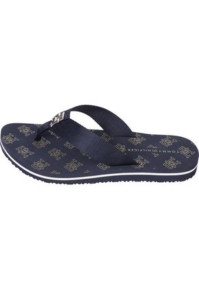 Sandalias Elevated De Textil Trenzado Mujer Azul Tommy Hilfiger