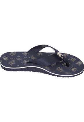 Sandalias Elevated De Textil Trenzado Mujer Azul Tommy Hilfiger