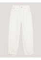 Jeans Blancos De Talle Alto Con Corte Globo Y Regular Tommy Hilfiger de Tommy Hilfiger