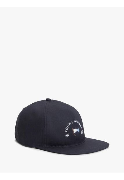 Gorra Azul De Béisbol Heritage De Lona Con Logo Tommy Hilfiger