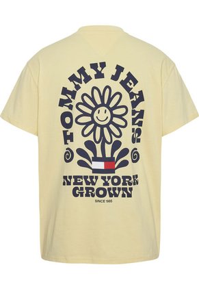 Camiseta De Corte Amplio Con Logo Homegrown Hombre Amarillo Tommy Jeans