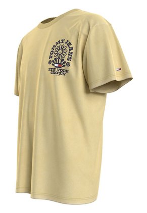 Camiseta De Corte Amplio Con Logo Homegrown Hombre Amarillo Tommy Jeans