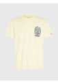 Camiseta De Corte Amplio Con Logo Homegrown Hombre Amarillo Tommy Jeans de Tommy Hilfiger