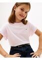 Camiseta Rosa Essential Con Ribetes De Volantes Tommy Hilfiger de Tommy Hilfiger