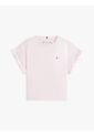 Camiseta Rosa Essential Con Ribetes De Volantes Tommy Hilfiger de Tommy Hilfiger