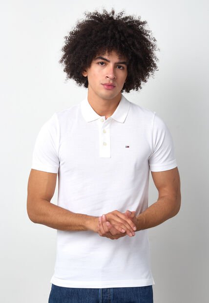 Polo TOMMY HILFIGER Blanco