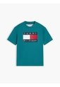 Camiseta Verde Para Niño De Punto Heritage Con Logo Tommy Hilfiger de Tommy Hilfiger