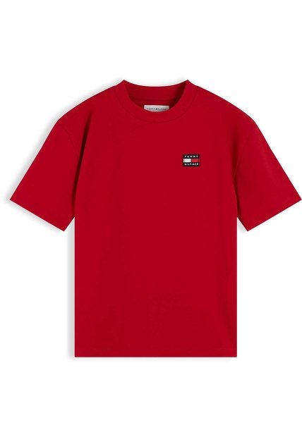 Camiseta Heritage Para Niño Manga Corta Con Logo De Parche Tommy Hilfiger