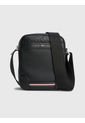 Bolso Cruzado Con Rayas De Colores Distintivos Hombre Negro Tommy Hilfiger de Tommy Hilfiger