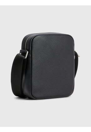 Bolso Cruzado Con Rayas De Colores Distintivos Hombre Negro Tommy Hilfiger