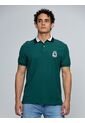 Polo Verde En Piqué De Corte Regular Tommy Hilfiger de Tommy Hilfiger