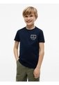 Camiseta Multicolor Para Niño De Punto Con Contorno Del Logo Tommy Hilfiger de Tommy Hilfiger