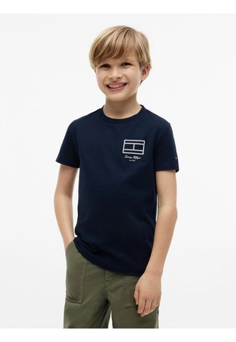 Camiseta Multicolor Para Niño De Punto Con Contorno Del Logo Tommy Hilfiger Tommy Hilfiger