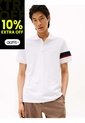 Polo Blanco De Corte Regular Con Detalles De Cinta RWB Tommy Hilfiger de Tommy Hilfiger