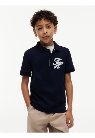 Polo Multicolor Para Niño Con Cierre De Cremallera Con Logo Script Tommy Hilfiger Tommy Hilfiger