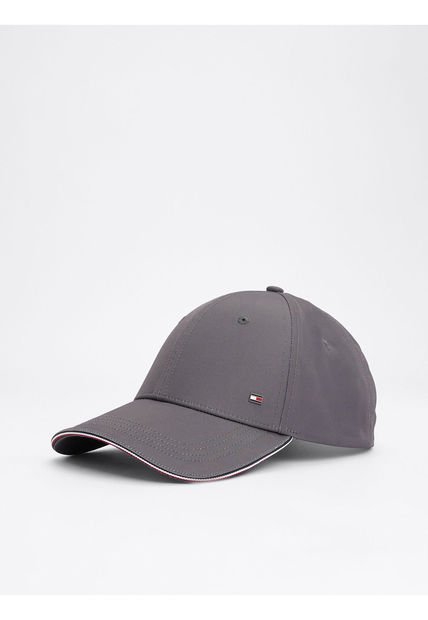 Gorra Gris De Béisbol Corporate Con Logo Tommy Hilfiger