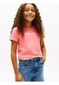 Camiseta Vintage Para Niña Slim De Punto Con Logo Tommy Hilfiger de Tommy Hilfiger