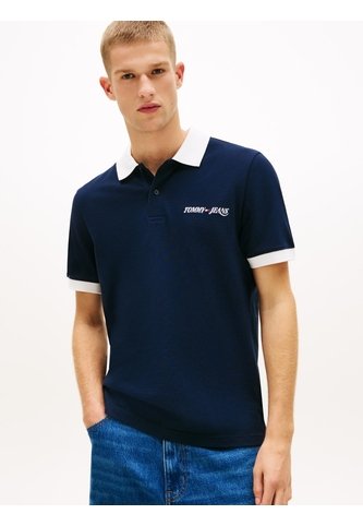 Polo Multicolor De Piqué Regular Con Logo Bordado Tommy Jeans Tommy Hilfiger