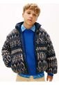 Chaqueta Multicolor Teddy Con Logo Engomado Tommy Hilfiger de Tommy Hilfiger