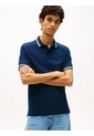 Polo Multicolor De Corte Regular Ribeteado Con Logo Tommy Jeans de Tommy Hilfiger