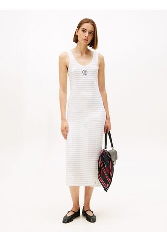 Vestido Multicolor De Corte Slim Con Diseño De Rayas Tommy Hilfiger Tommy Hilfiger